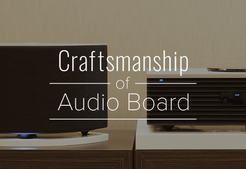 Collaborative development of original Audio Board with Technics